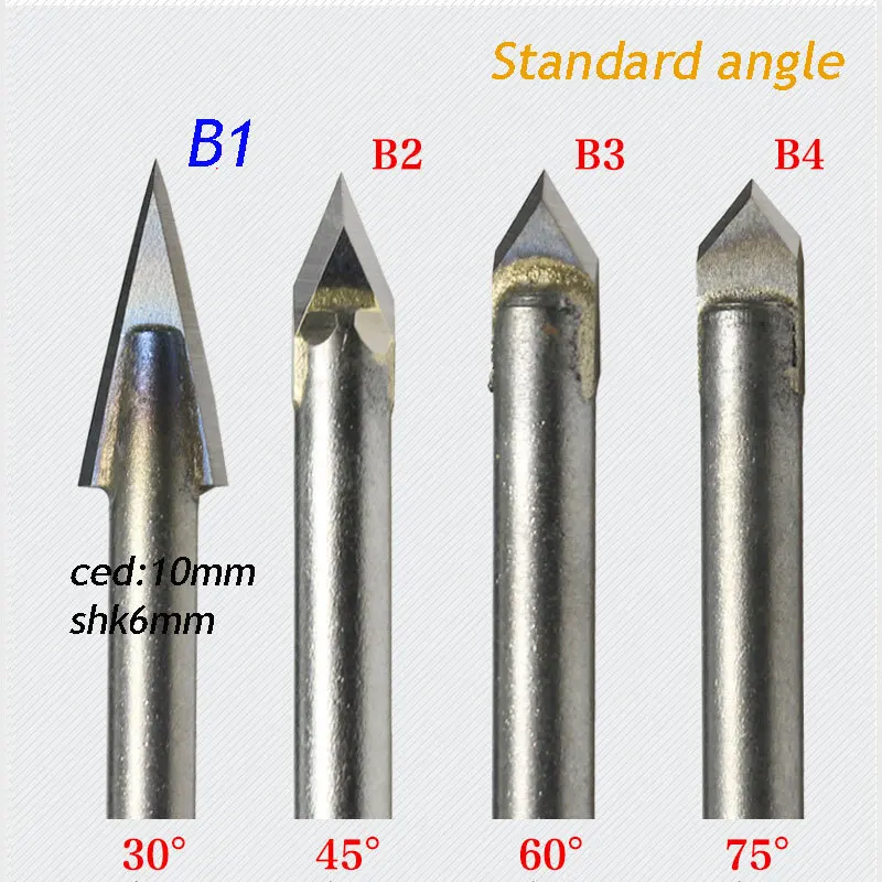 1pc standard 30 degree angle alloy Router Bits CNC 